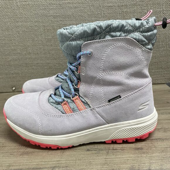 SKECHERS | Air Cooled Goga Mat Comfy Waterproof Winter Boot Womens Size 10 - Picture 1 of 9